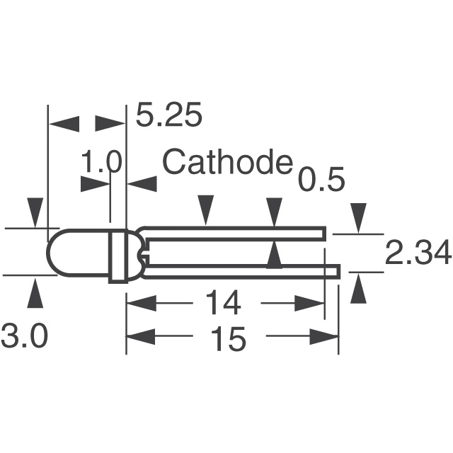 SSL-LX3052YD Lumex Opto/Components Inc.  LED Indication - Discrete